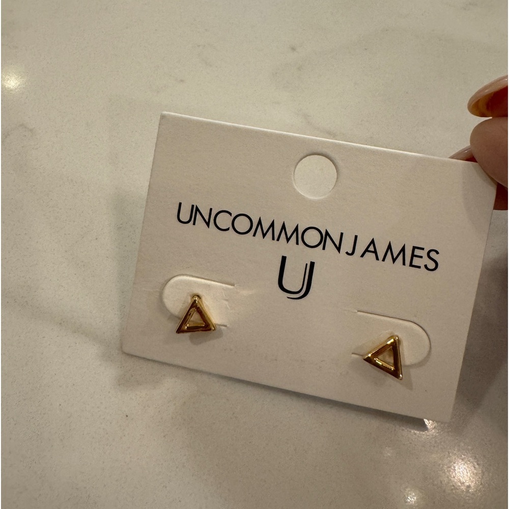 Uncommon James Triangle Earrings- NEW NEVER WORN WITH TAG